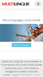 Mobile Screenshot of multilingue.it
